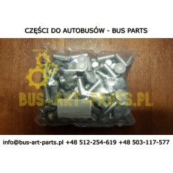 NIT ALUMINIOWY 8X22  KOMPLET 100 SZT. MAN MERCEDES O405 PRZÓD / TYŁ
