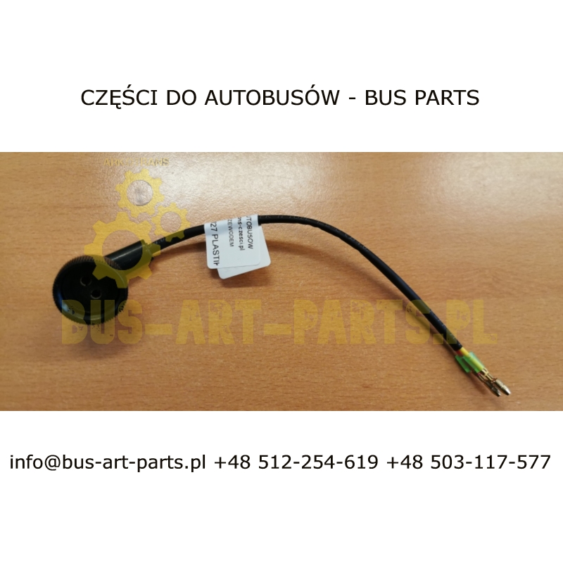 WTYCZKA PLASTIKOWA Z PRZEWODEM M27x1