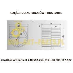 TURBINKA SILNIKA DMUCHAWY Q-8/Q-84