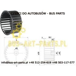TURBINKA SILNIKA DMUCHAWY Q-6/Q-120