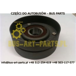 ROLKA PROWADZĄCA PASKA WIELOROWKOWEGO Q-70 MERCEDES O350 EURO 3 2002- EURO 4 SILNIKI 380 430 SETRA S4..