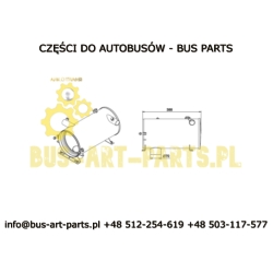 WYMIENNIK CIEPŁA WEBASTO THERMO 230 300 350 ZAMIENNIK