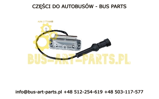 WYCOFANE LAMPA TABLICY REJESTRACYJNEJ LED SETRA S4..S415HD S415HDH S415GT S415GT-HD  MERCEDES CITARO TOURISMO EURO 4 EURO 5