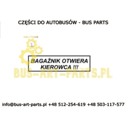 NAKLEJKA BAGAŻNIKI OTWIERA KIEROWCA
