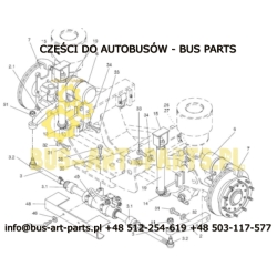 DRĄŻEK OSI SKRĘTNEJ NEOPLAN ORGINAŁ