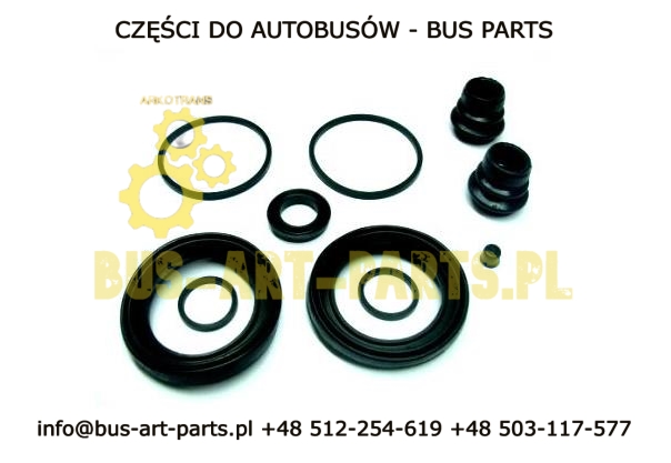 ZESTAW USZCZELEK ZACISKU MB VARIO Q-60 TYŁ DO RĘCZNEGO