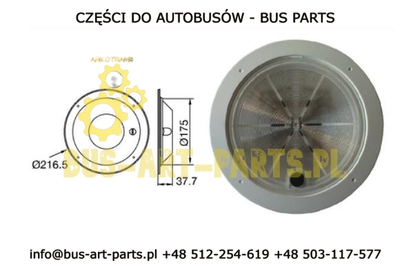 LAMPA OŚWIETLENIA WNĘTRZA 24V LED