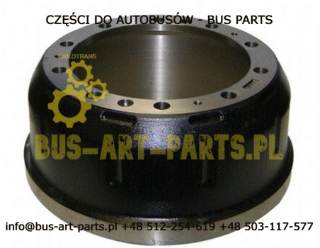 BĘBEN HAMULCOWY PRZÓD Q-410/160 MAN A12