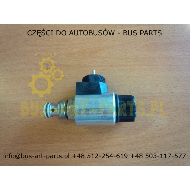 ZAWÓR HYDRAULICZNY STEROWANIA OSIĄ WLECZONĄ SOLARIS