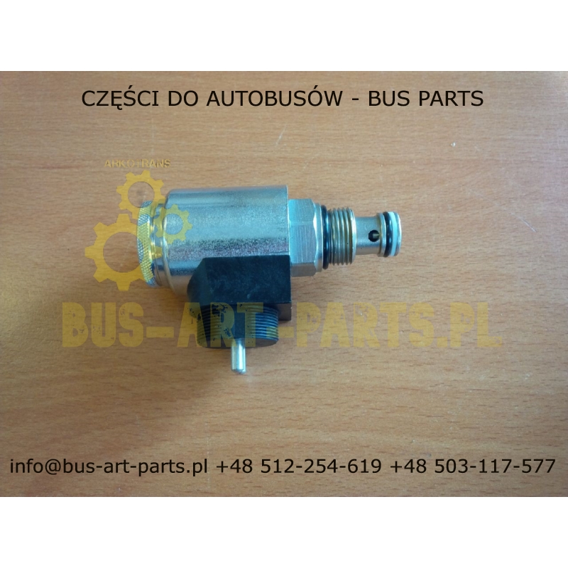 ZAWÓR HYDRAULICZNY STEROWANIA OSIĄ WLECZONĄ SOLARIS