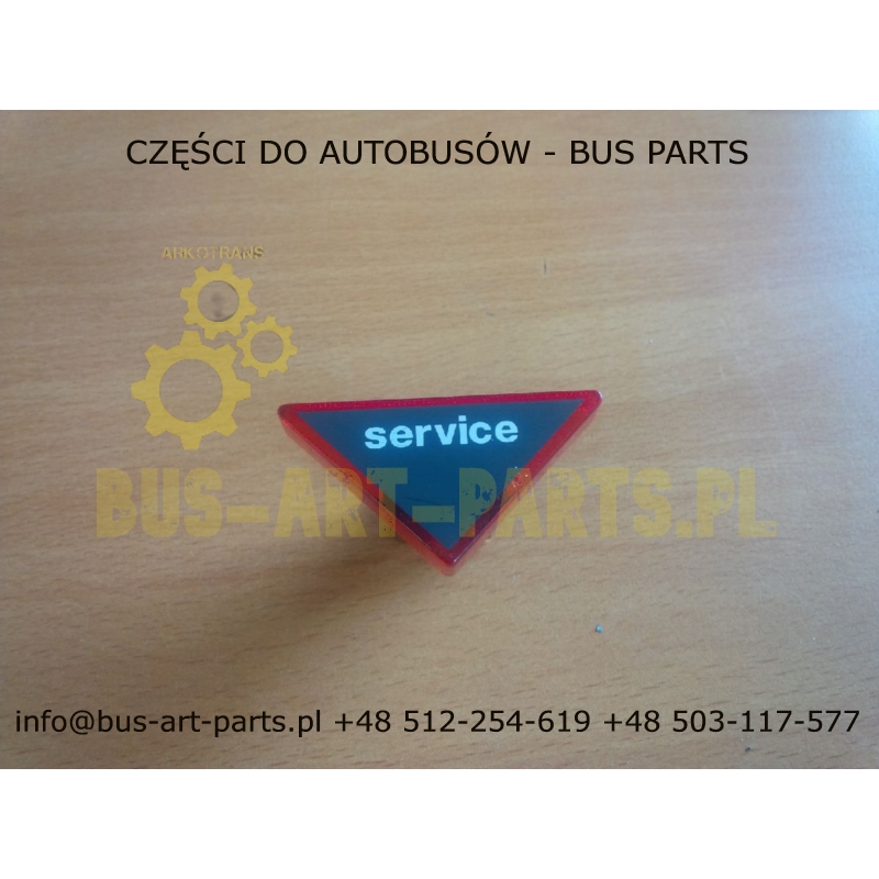 WŁĄCZNIK SERVICE W PULPICIE NAD PASAŻEREM SETRA S3..
