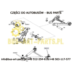 WAHACZ PRZEDNI DOLNY ZF RL75 SETRA MB BOVA FUTURA MAGI VDL FUTURA II SOLARIS VACANZA