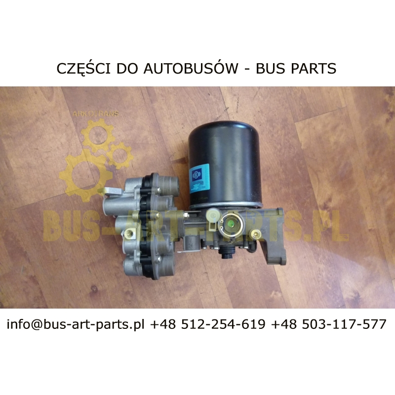 ZAWÓR OSUSZACZA Z ZAWOREM WIELODROŻNM ZABEZPIECZAJĄCY MERCEDES TRAVEGO TOURISMO BOVA FUTURA MAGIQ EURO 4 5 6