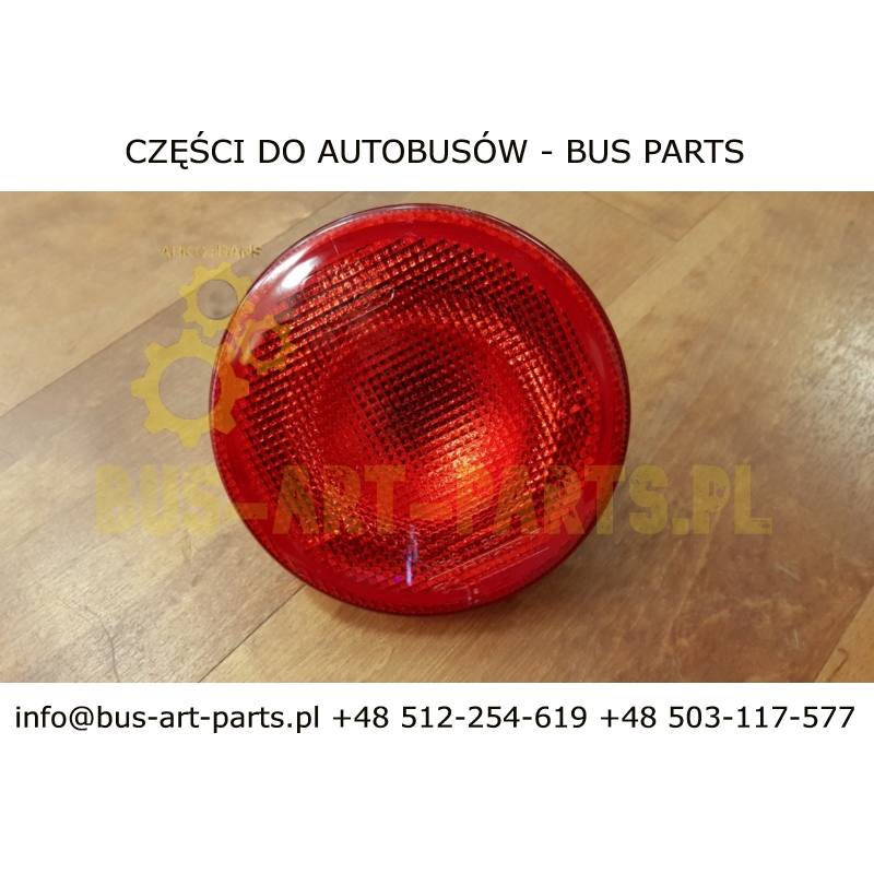 LAMPA TYŁ Q-135 ARCOL PRZECIWMGIELNA CZERWONA DAF SIDERAL BOVA