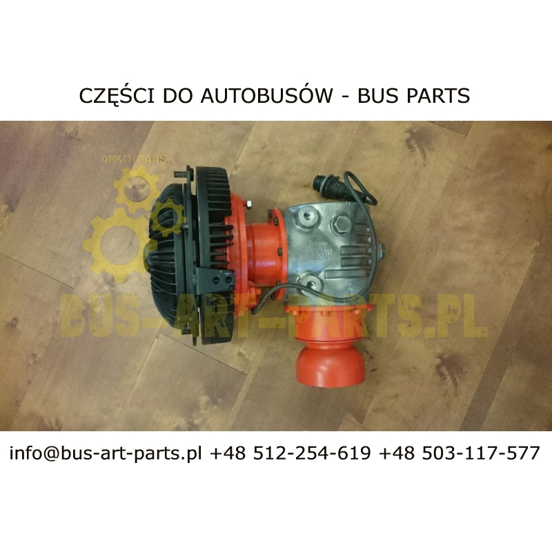 !!! WYCOFANA !!! REGENEROWANA !!! SPRZĘGŁO WENTYLATORA - PRZEKŁADNIA KĄTOWA MERCEDES SETRA