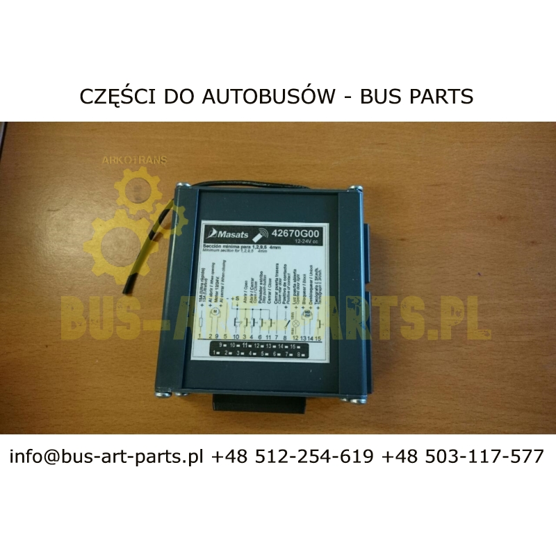 STEROWNIK DRZWI MASATS 12V 24V 42670G00