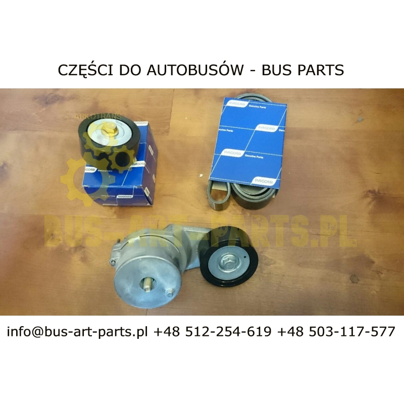 KOMPLET ROLKA PASEK  BOVA FUTURA MAGIQ EURO 4 EURO 5 SILNIK PE.. PACCAR ORYGINAŁ DAF