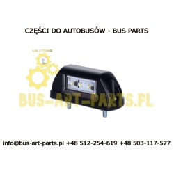 LAMPA OBRYSOWA BIAŁO CZERWONA 24V LED DIODOWA BOVA SETRA MERCEDES