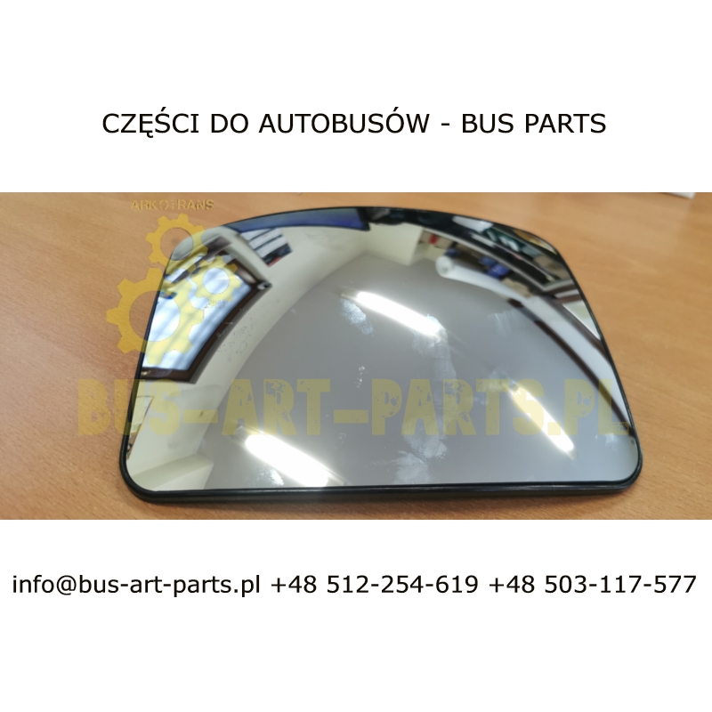 WKŁAD SZKŁO LUSTRA LEWE PRAWE SOLARIS VACANZA 24V ARCOL MAŁE PANORAMICZNE 170X210