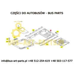 OSŁONA SILNIKA DOLNA POKRYWA MERCEDES O350 O404