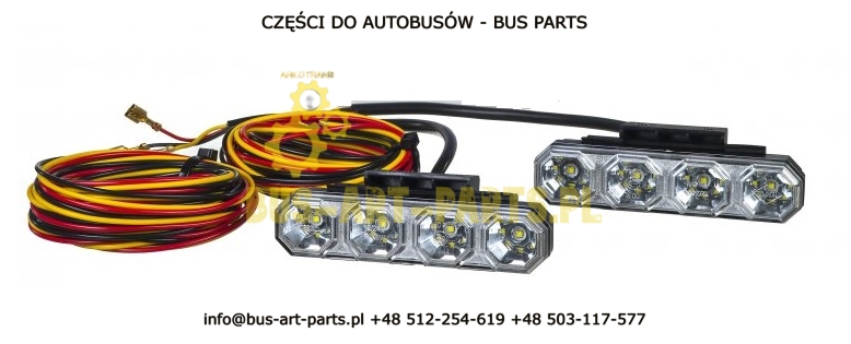LAMPA DO JAZDY DZIENNEJ LED 12V / 24V 120,5X36,8