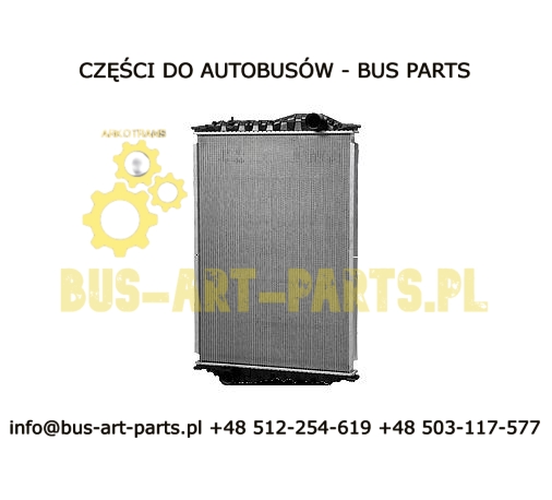 CHŁODNICA WODY SETRA S315NF S 315 NF .. EURO 2 OM447HLA 94-2002 700X620