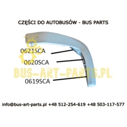 WKŁAD LUSTRA SZKŁO PRAWE SCANIA IRIZAR I4 GÓRNE
