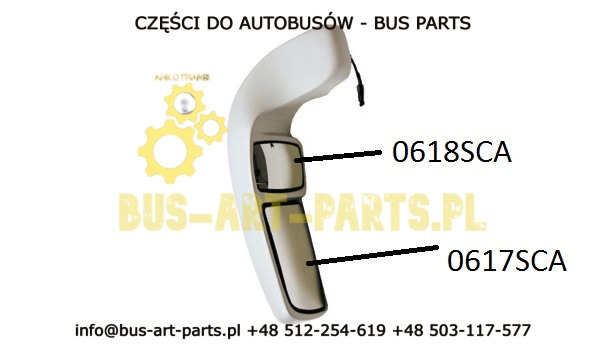 WKŁAD SZKŁO LUSTERKA LEWE SCANIA IRIZAR I4 GÓRNE