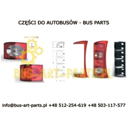 LAMPA TYŁ MERCEDES MEDIO