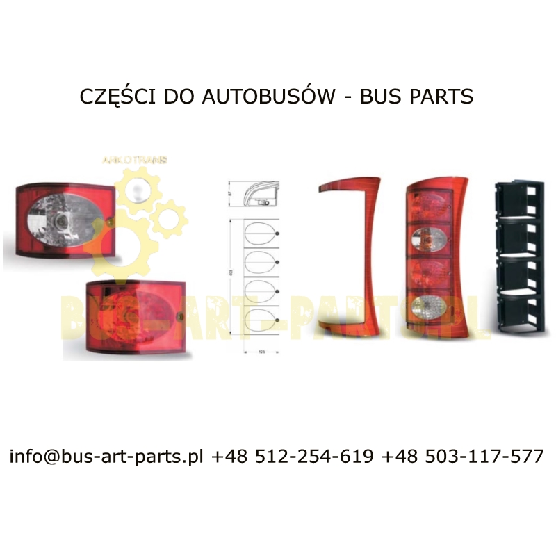 LAMPA TYŁ MERCEDES MEDIO