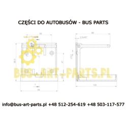 UCHWYT NA KUBEK SKŁADANY - AUTOBUS