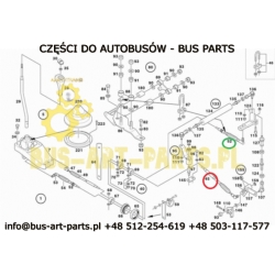 LINKA ZMIANY BIEGÓW SETRA S328DT
