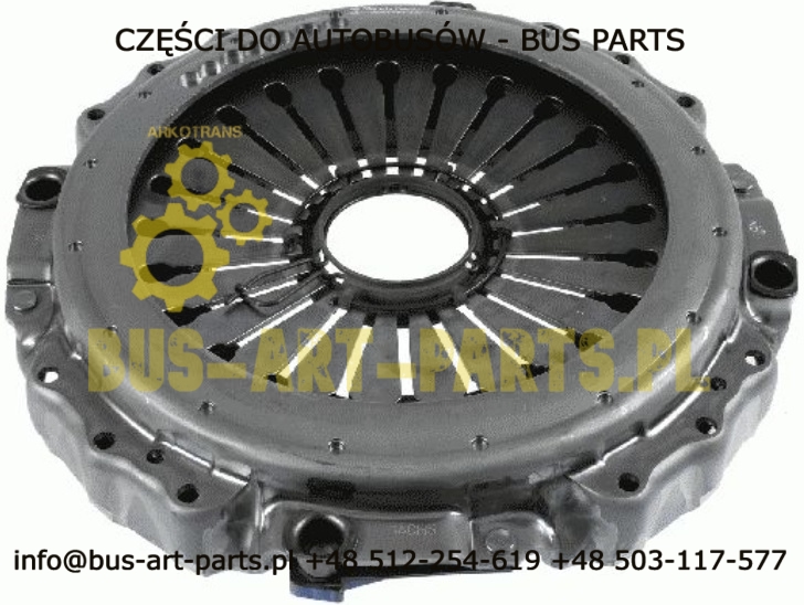 DOCISK SPRZĘGŁA SETRA S3..HD S315HD EURO 0 EURO 1
