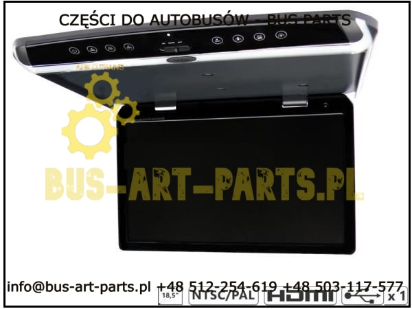 MONITOR PODWIESZANY PODSUFITOWY LCD LED 19" IR FM VGA USB HDMI