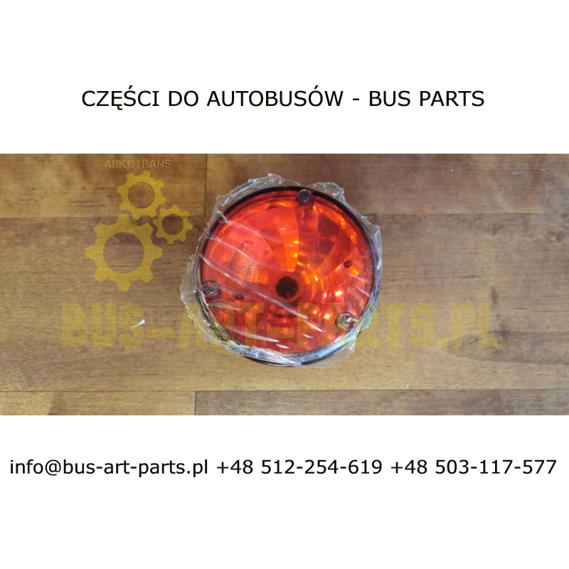 LAMPA TYŁ  FI-125mm PRZECIWMGIELNA CZERWONA SCANIA IRIZAR NEW CENTURY 2005