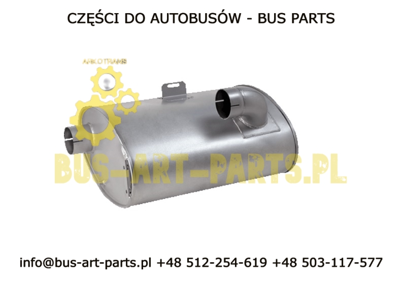 TŁUMIK SETRA S315NF S3..NF -2002 EURO 2 OM457HLA