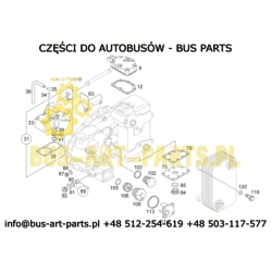 USZCZELKA POKRYWY GÓRNEJ ZASOBNIKA OLEJU R115 2007-