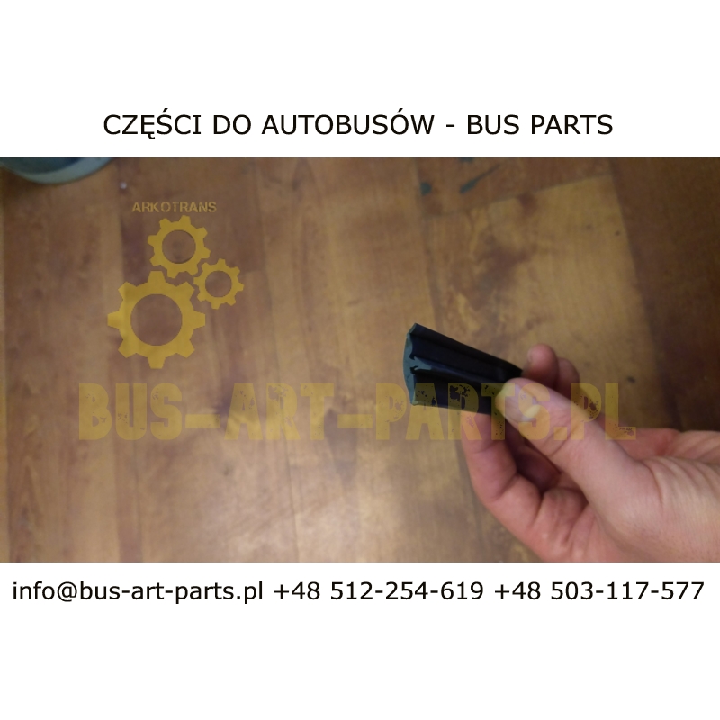 PROFIL GUMOWY BOCZNEJ LISTWY MAN H-23mm
