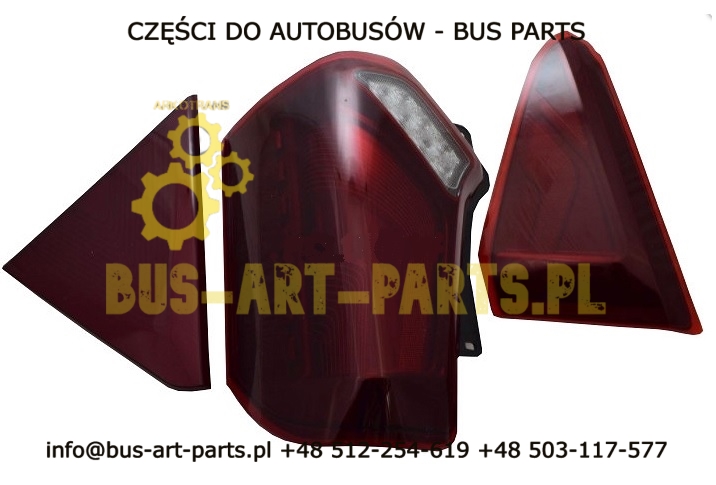 LAMPA ZESPOLONA  LEWA TYŁ SETRA S5.. HDH