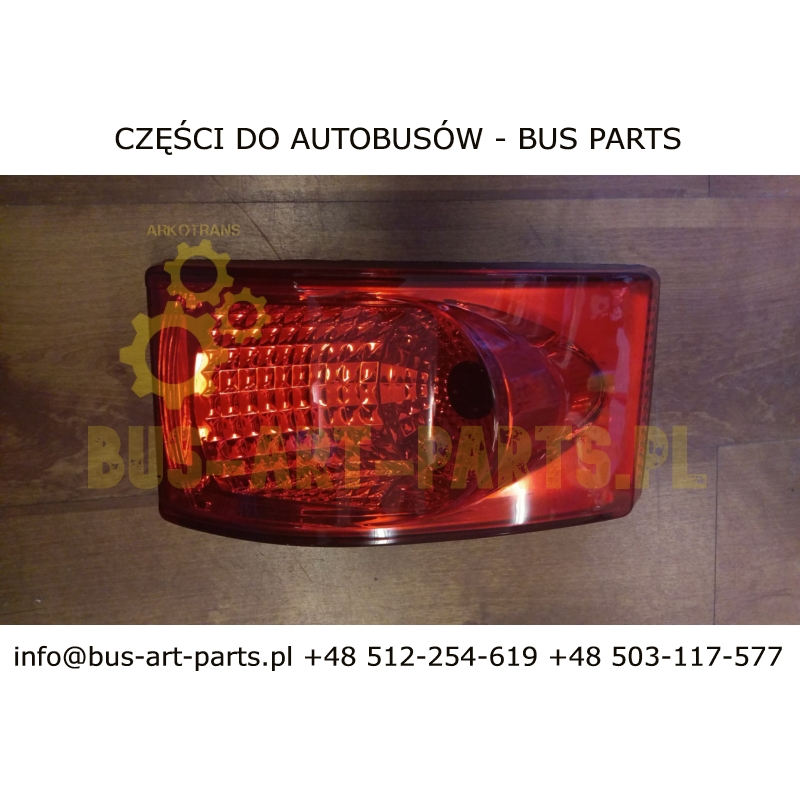 LAMPA TYŁ NEOPLAN MAN POZYCJA / STOP / PRZECIWMGIELNA CZERWONA