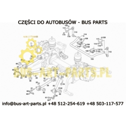 PODPORA OBEJMA STABILIZATORA TYŁ SETRA S3..NF S315NF S319NF 6283200273 A6283200273