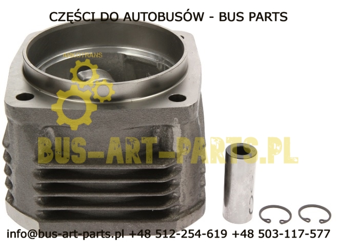 TŁOK+TULEJA KOMPRESORA S315UL MERCEDES O405 INTEGRO O550 SILNIK OM447HLA PO  99- ROKU CYLINDER FI-100 DO A4471303615