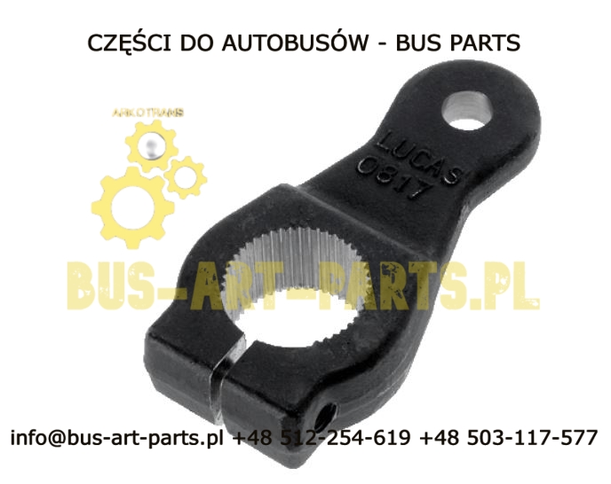 DŹWIGNIA ZACISKU HAMULCOWEGO VAN HOOL EOS MAN PRZÓD TYŁ MERITOR D3 LUCAS 48 ZĘBÓW