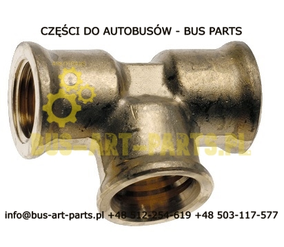ZŁĄCZE PNEUMATYCZNE TRÓJNIK RAUFOSS 12,5X1,5 P5 12X1.5 SETRA S4.. MERCEDES TOURISMO TRAVEGO