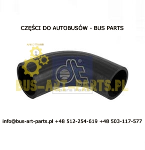 WĄŻ KOLANKO UKŁADU CHŁODZENIA MERCEDES INTEGRO E3 SETRA S3..UL NF OM457HLA OD POMPY WODY W STRONĘ RETARDERA