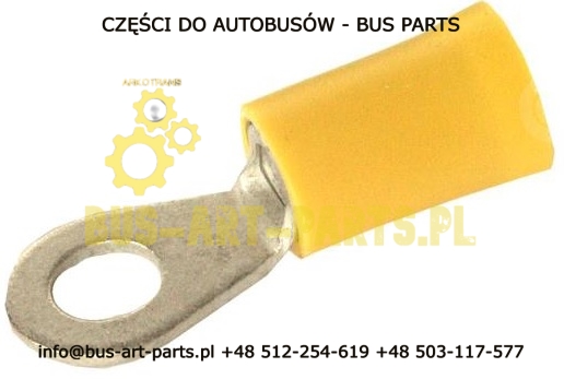 KOŃCÓWKA ELEKTRYCZNE OCZKO Q-6,4 6-4mm2 ROZRUSZNIKA BOSCH MITSUBISHI SETRA S4.. MERCEDES TRAVEGO TOURISMO
