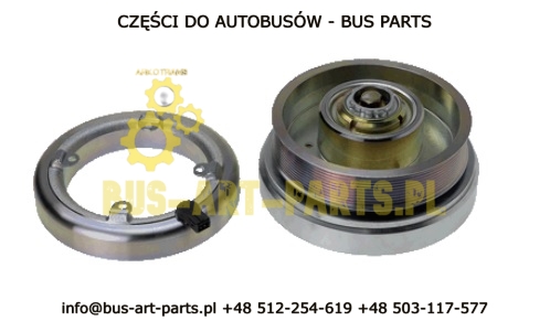 SPRZĘGŁO KLIMATYZACJI MAN 10PK FI-195MM ORYGINAŁ