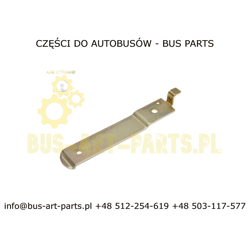 BLACHA PODTRZYMUJĄCA KLOCKI LUCAS MERITOR D3 SETRA S315 S3.. HD HDH GT GT-HD UL NF