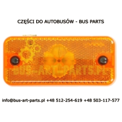 LAMPA OBRYSOWA POMARAŃCZOWA LED VOLVO 9700 9900 110X50 L-84mm