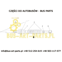 MIESZEK LINKI ZMIANY BIEGÓW EOS VAN HOOL SETRA MERCEDES TRAVEGO TOURISMO MAN